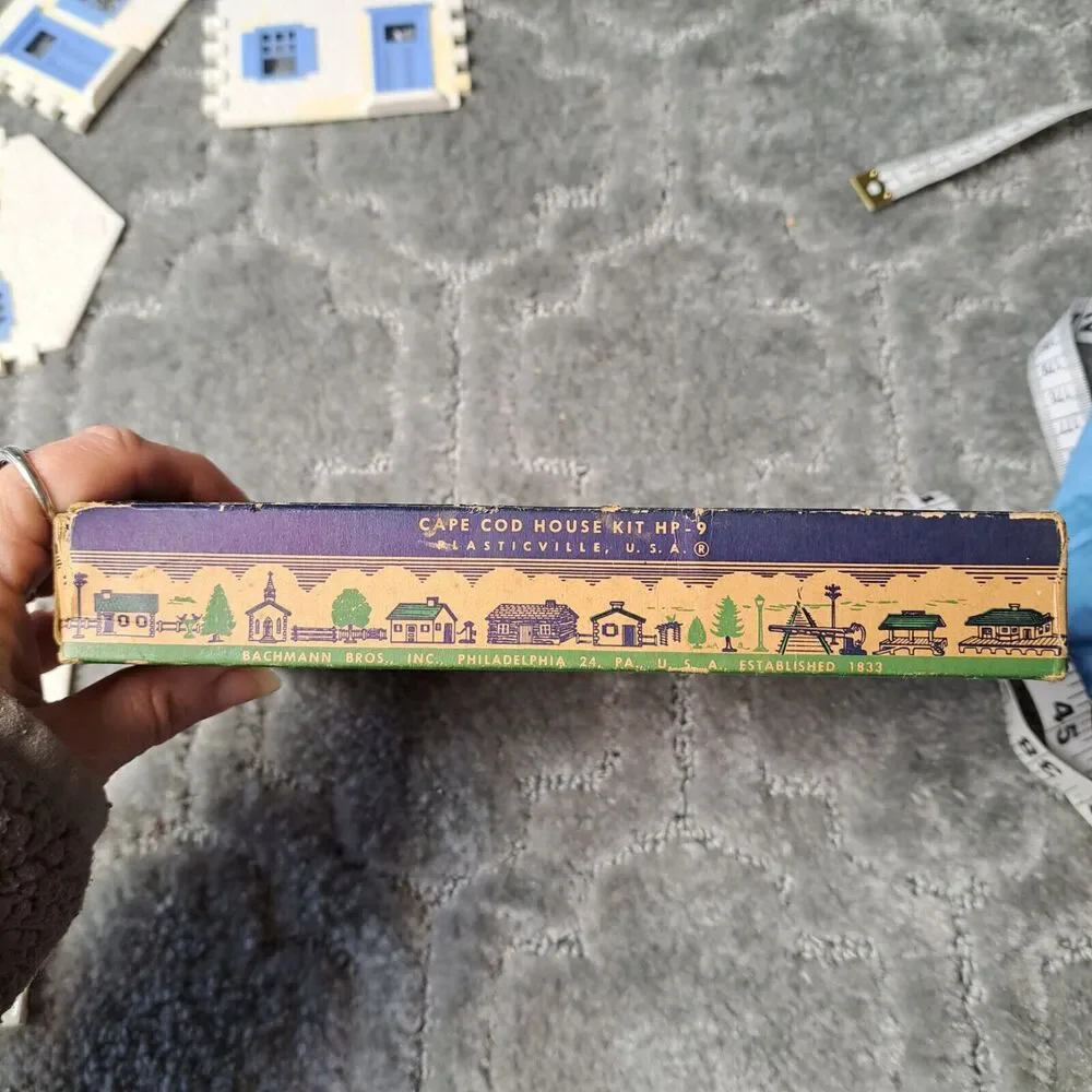 Vtg Plasticville Cape Cod House Kit USA HP-9 TRAIN ACCESSORY Hobby Collector HTF